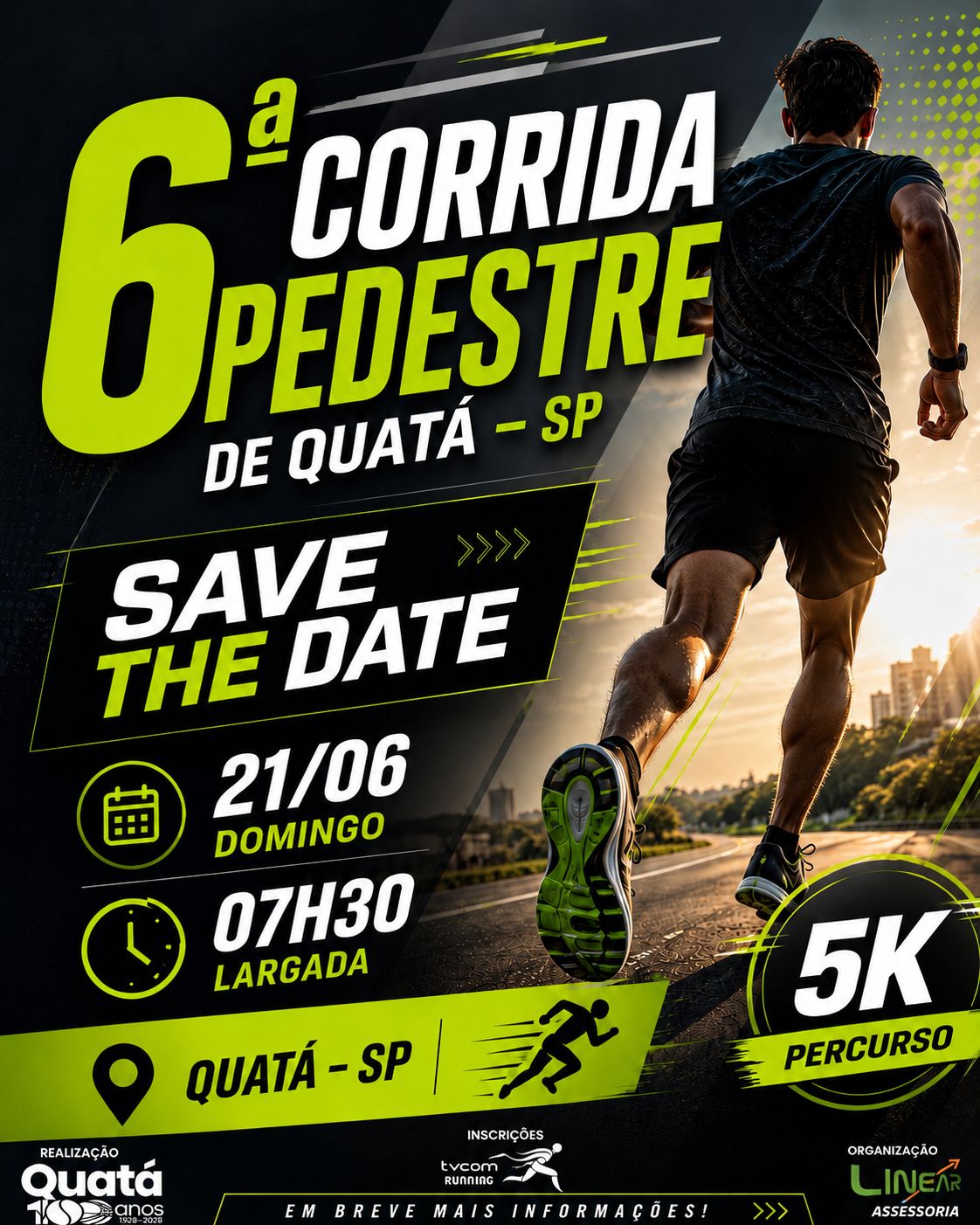 6ª CORRIDA PEDESTRE DE QUATÁ SP