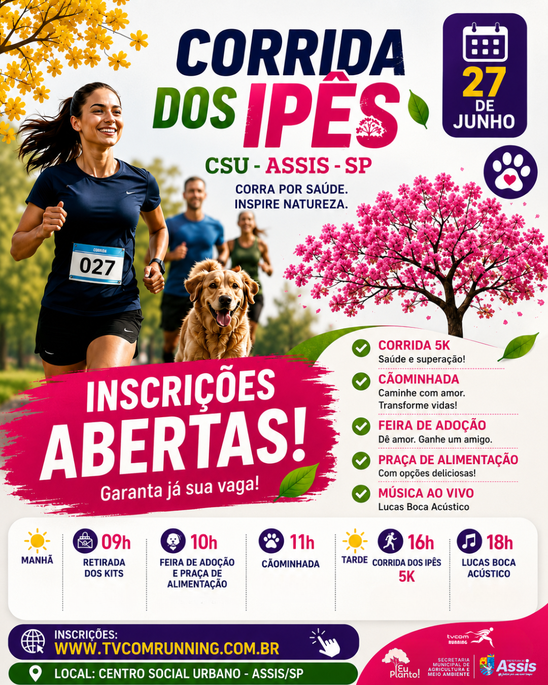 1ª CORRIDA DOS IPÊS 5K ASSIS SP