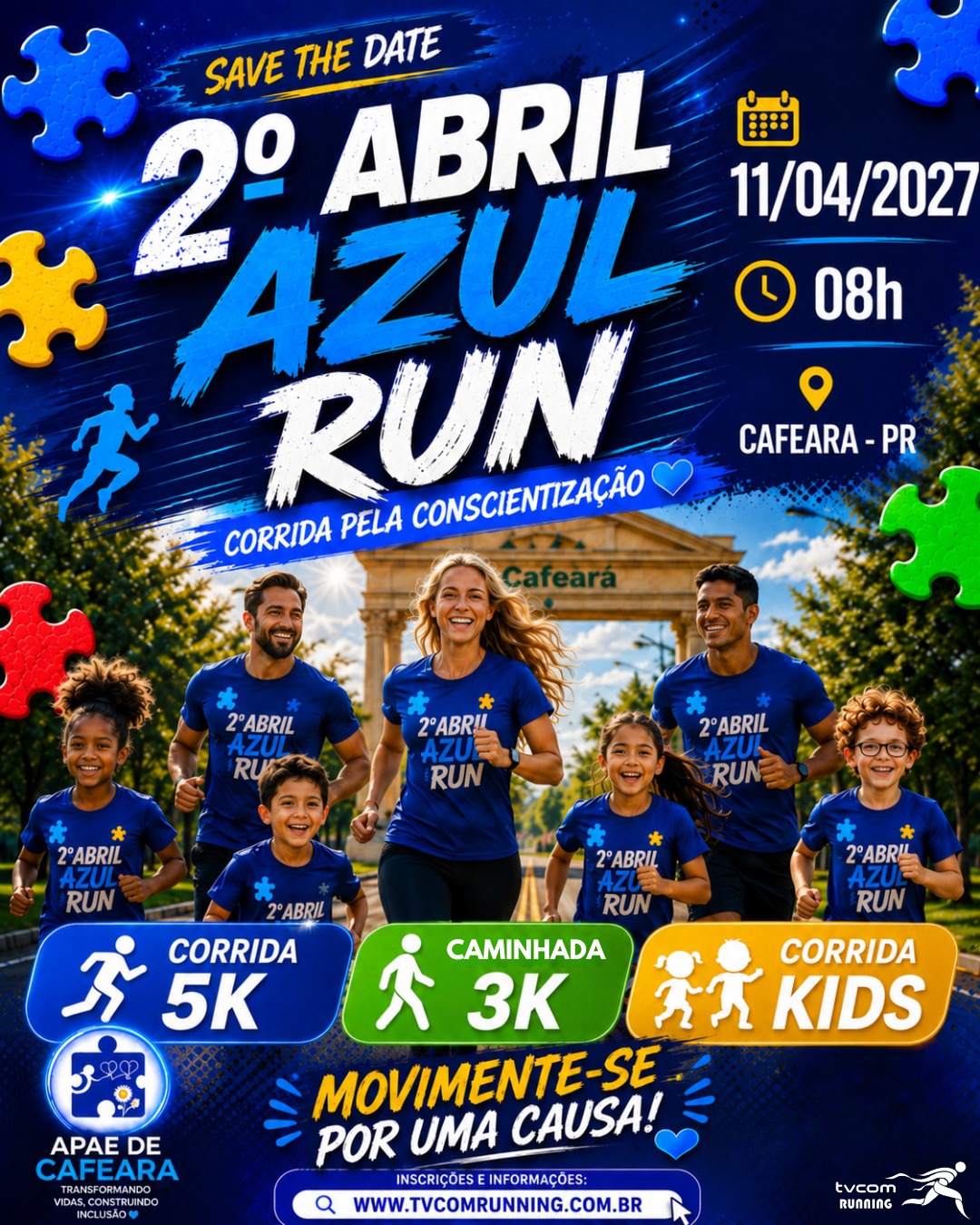 2º ABRIL AZUL RUN 5K CAFEARA PR