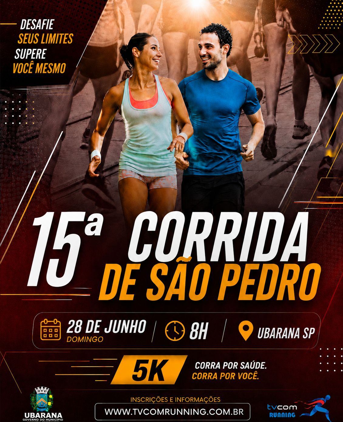 15ª CORRIDA DE SÃO PEDRO 5 KM UBARANA SP