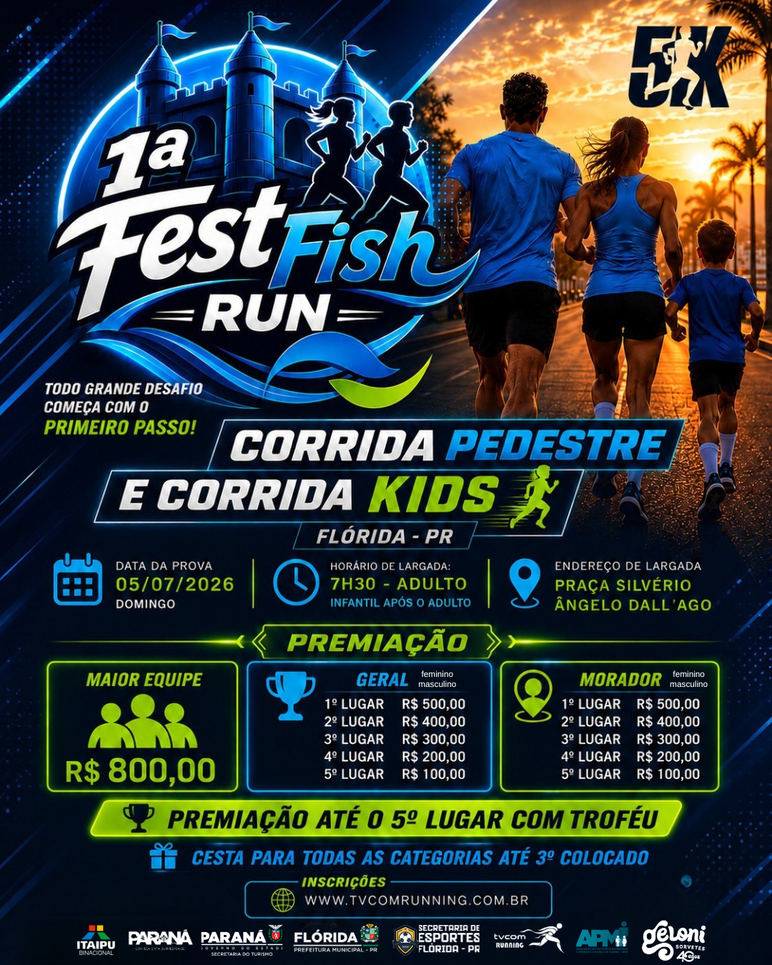 1ª FEST FISH RUN FLÓRIDA PR
