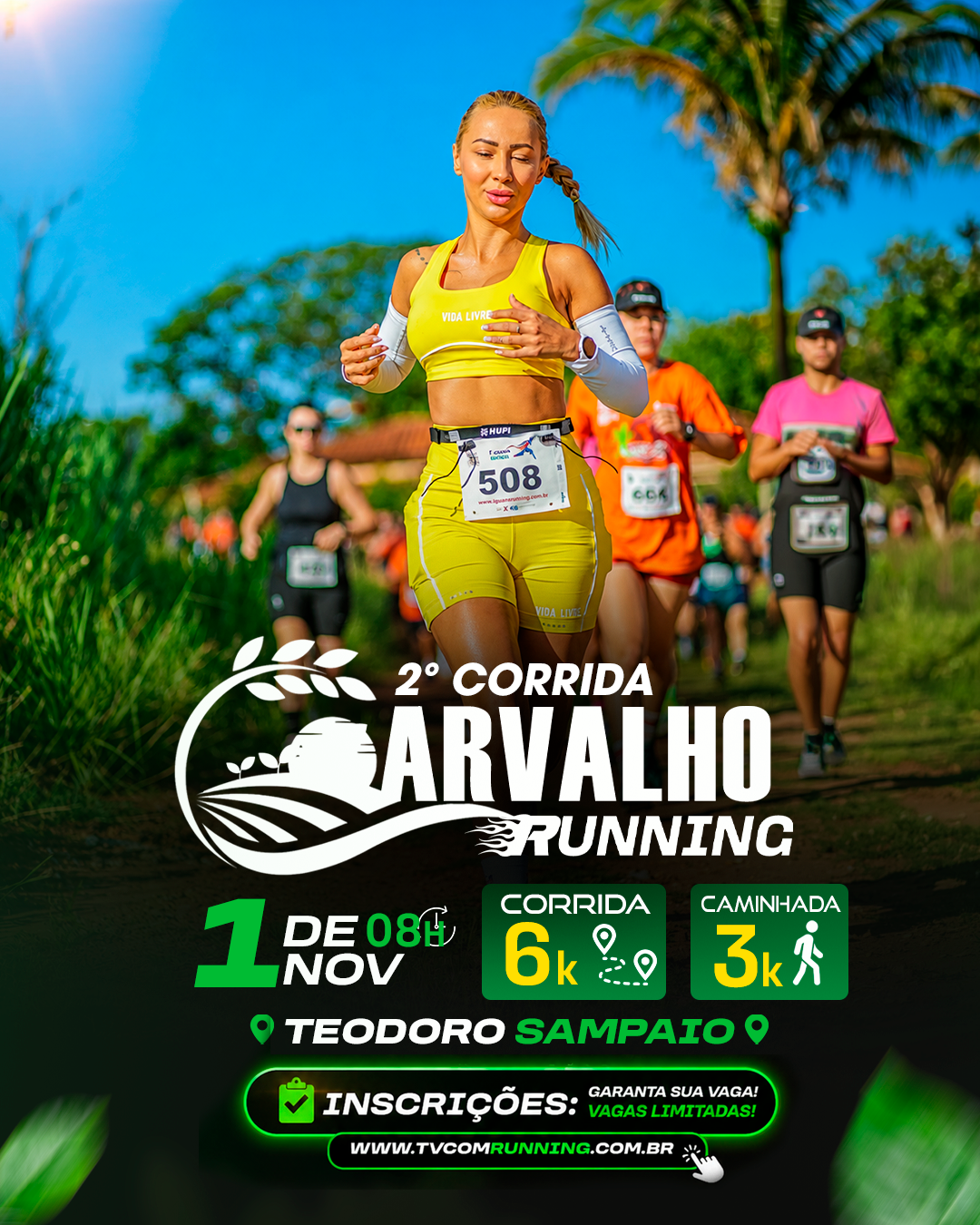 2ª CORRIDA CARVALHO RUNNING TEODORO SAMPAIO SP