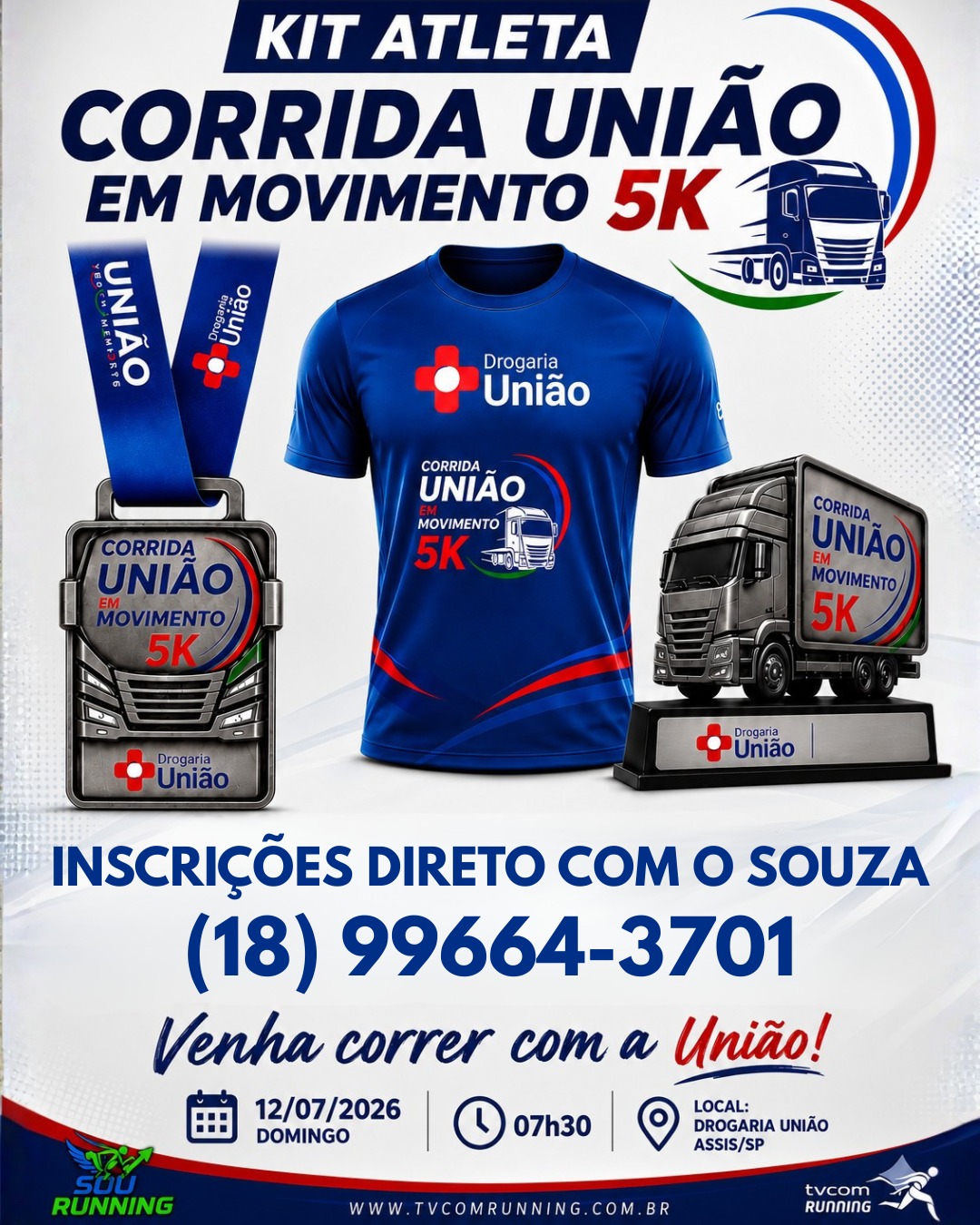 1ª CORRIDA UNIÃO EM MOVIMENTO ASSIS SP