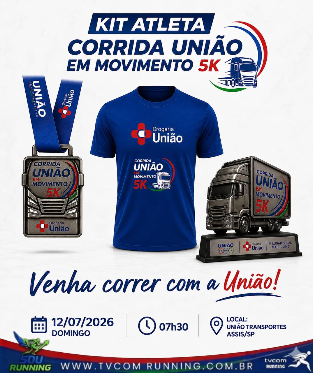 1ª CORRIDA UNIÃO EM MOVIMENTO ASSIS SP