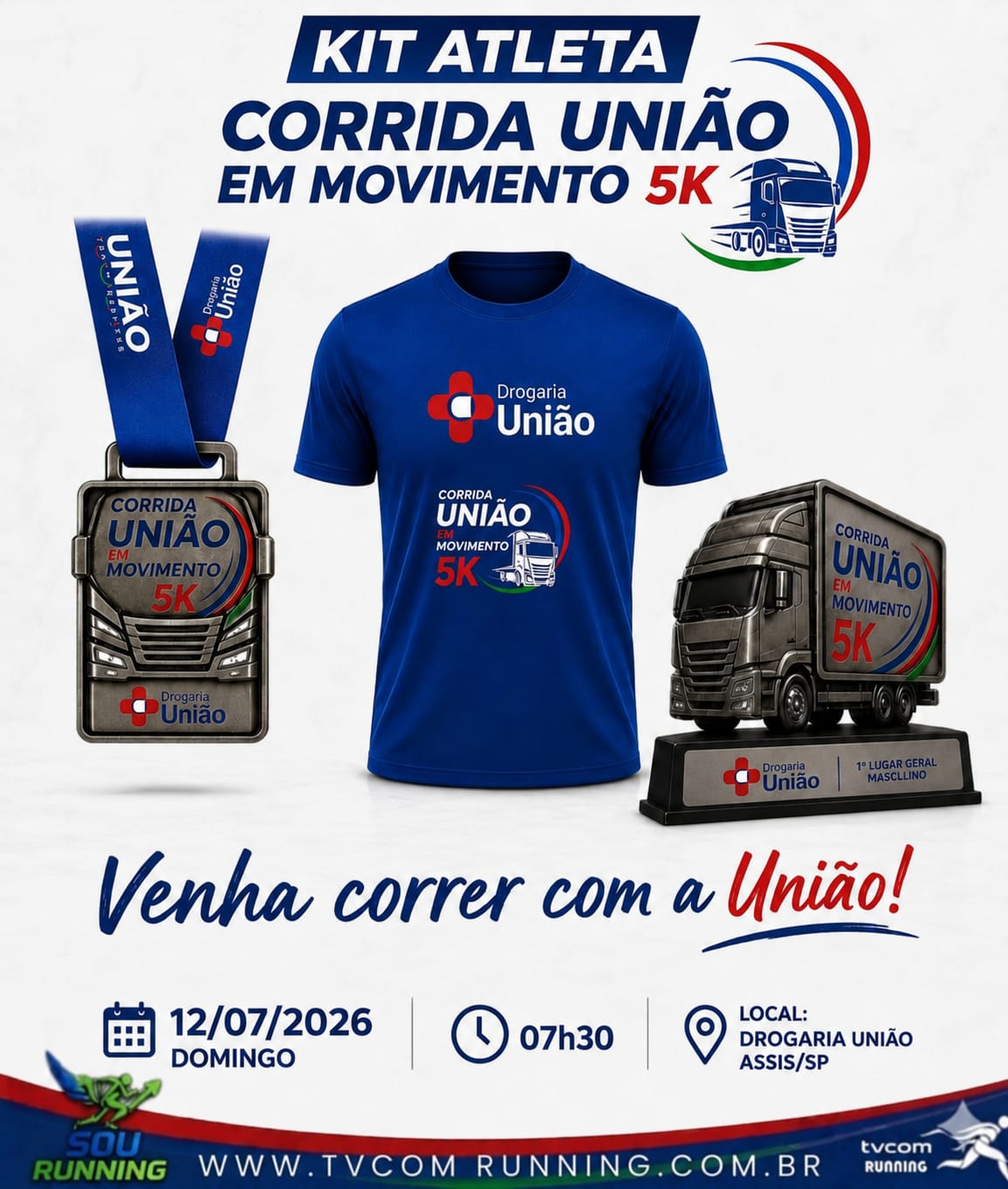 1ª CORRIDA UNIÃO EM MOVIMENTO ASSIS SP