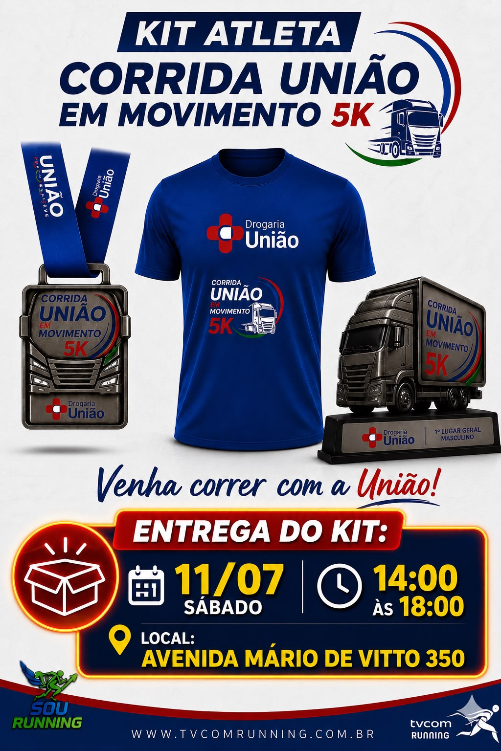 1ª CORRIDA UNIÃO EM MOVIMENTO ASSIS SP