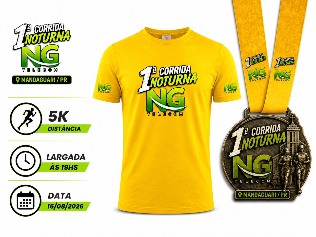 1ª CORRIDA NOTURNA NG TELECOM MANDAGUARI PR
