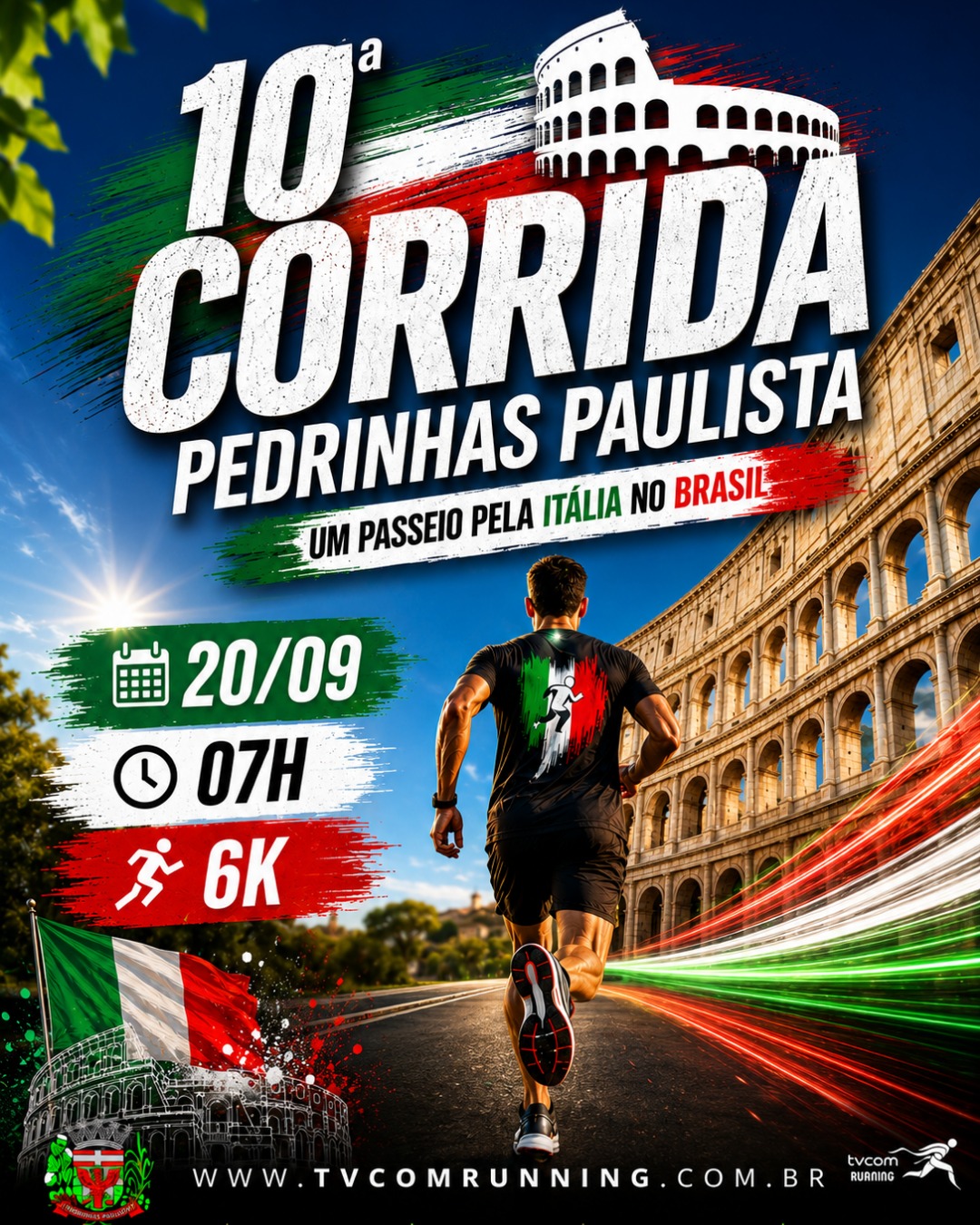 10ª CORRIDA PEDESTRE DE PEDRINHAS PAULISTA SP