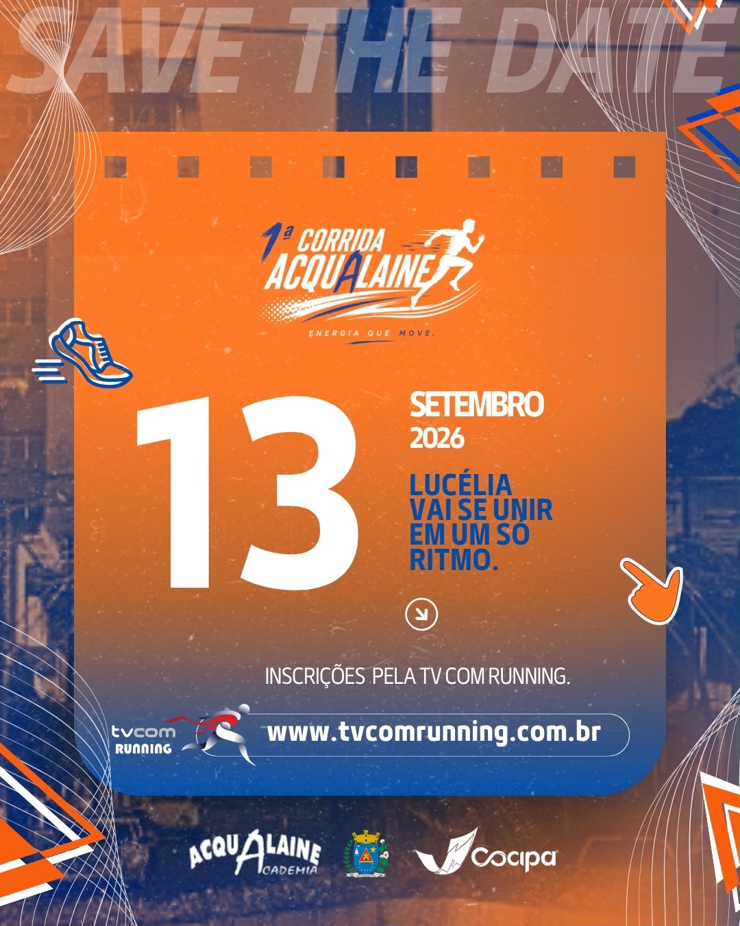 1ª CORRIDA ACQUALAINE DE LUCÉLIA SP