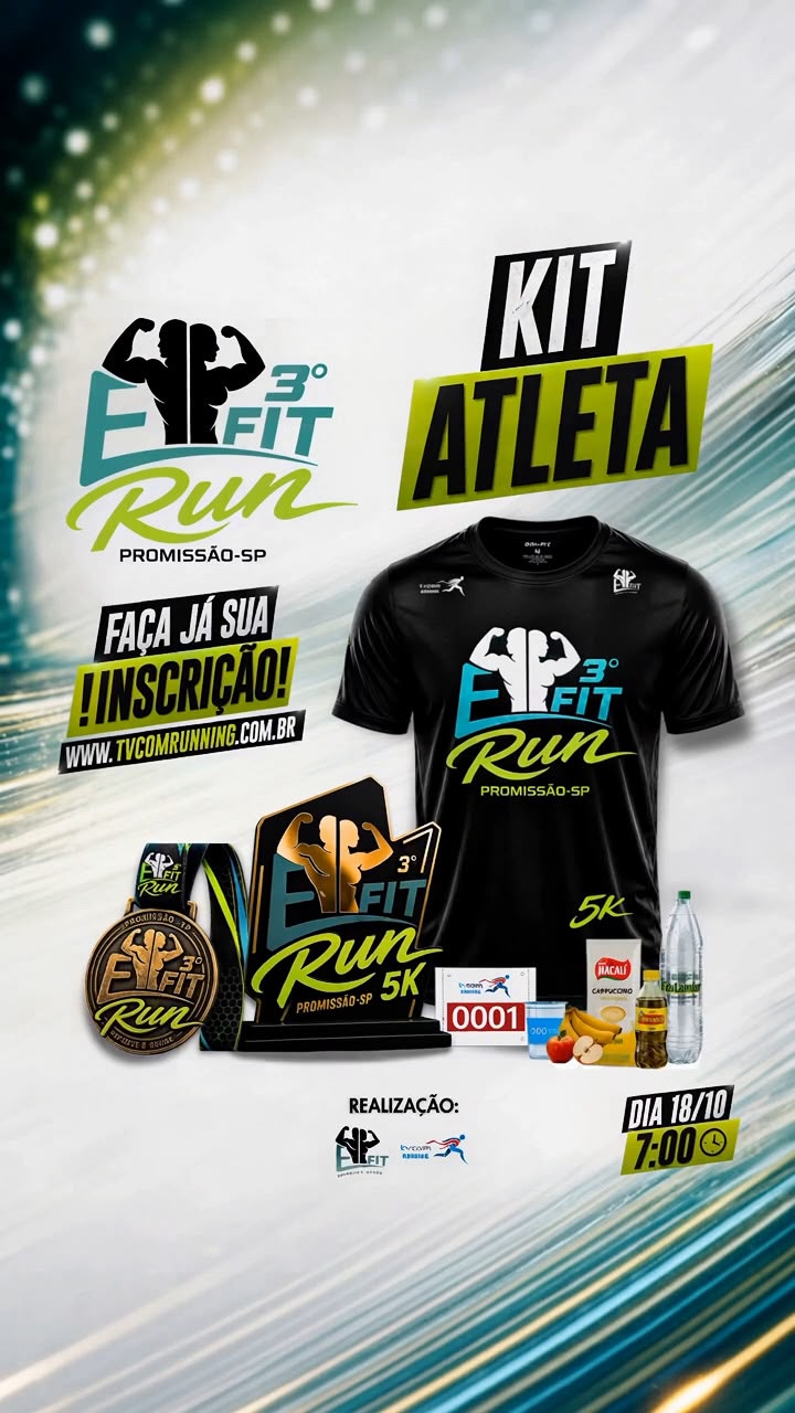 3° E-FIT RUN PROMISSÃO - SUPER 5K