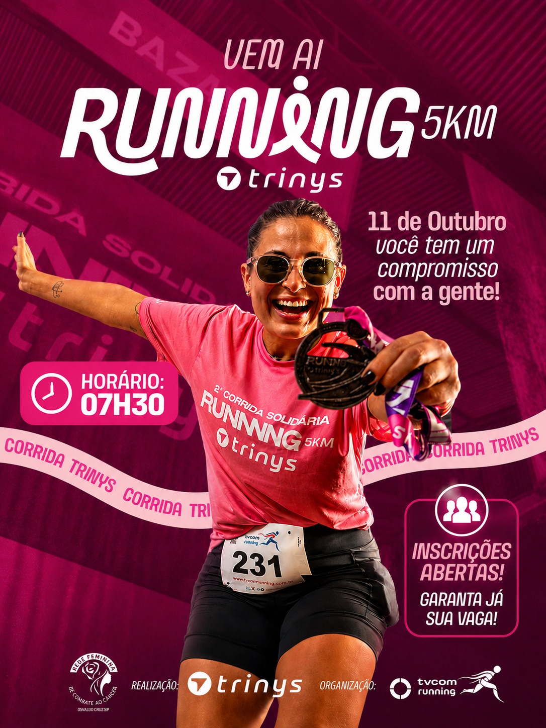 TRINYS RUNNING 5K 3ª EDIÇÃO OSVALDO CRUZ SP