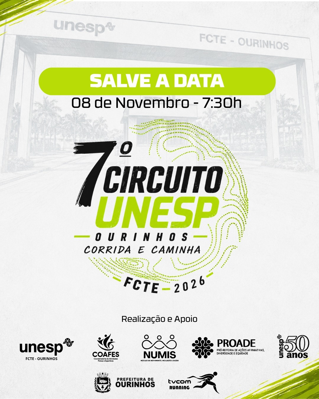 7º CIRCUITO DE CORRIDA E CAMINHADA UNESP OURINHOS