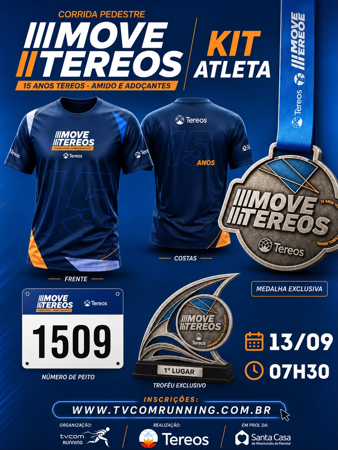 EXCLUSIVO COLABORADOR TEREOS - 1ª CORRIDA E CAMINHADA SOLIDÁRIA DA TEREOS PALMITAL SP