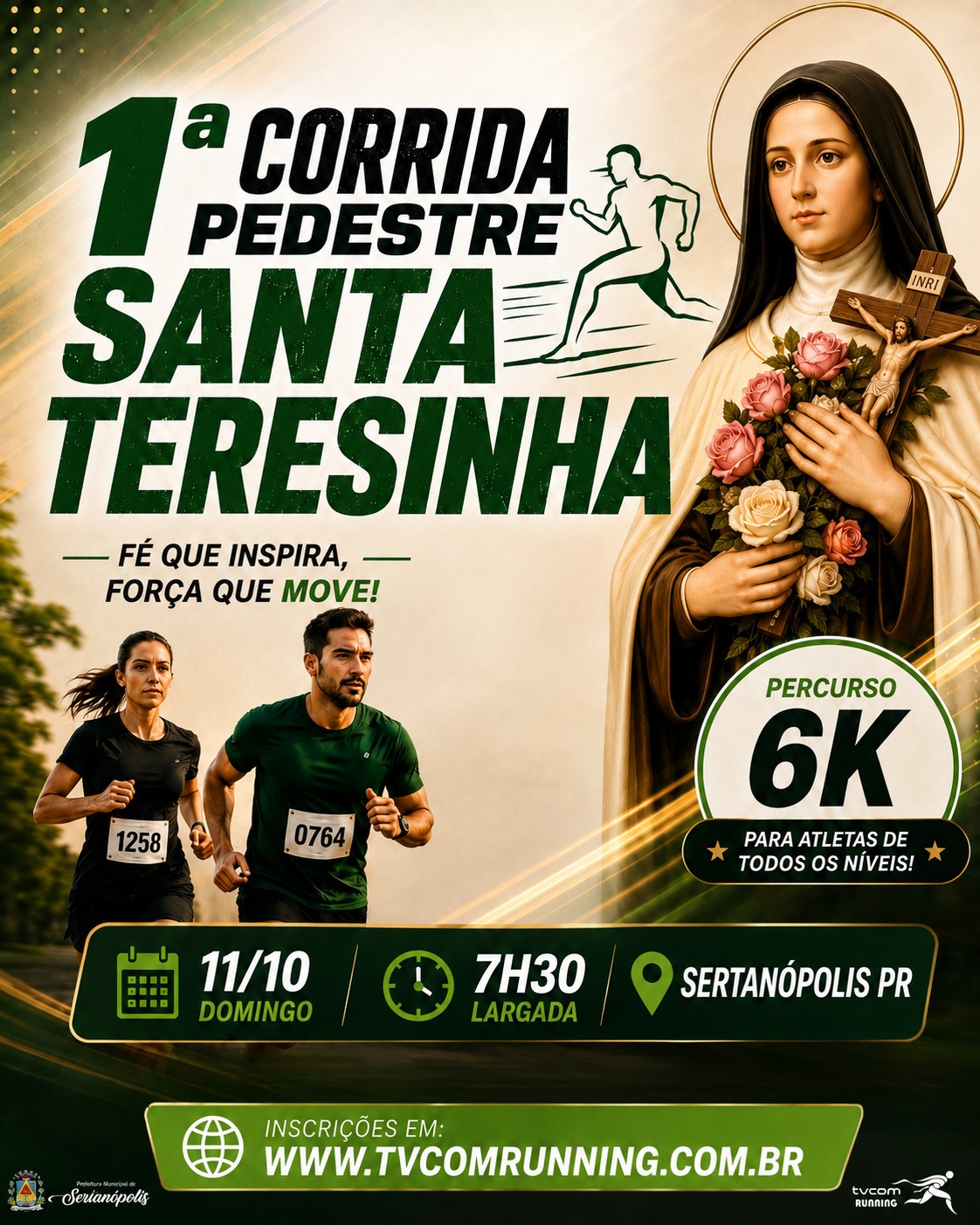 1ª CORRIDA PEDESTRE SANTA TERESINHA SERTANÓPOLIS PR