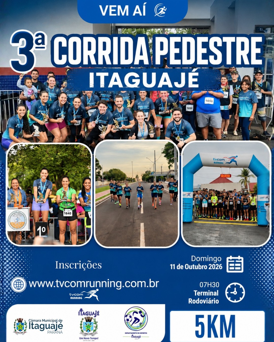 3ª CORRIDA PEDESTRE DE ITAGUAJÉ PR
