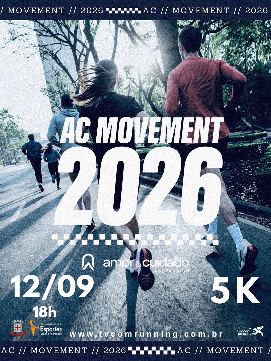 AC MOVEMENT 1ª CORRIDA IGREJA AMOR E CUIDADO VALPARAÍSO SP