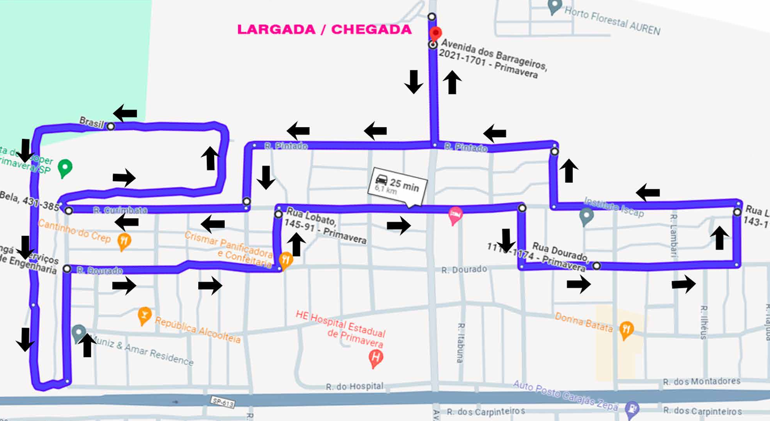 7ª CORRIDA E CAMINHADA DA UNESP DE ROSANA