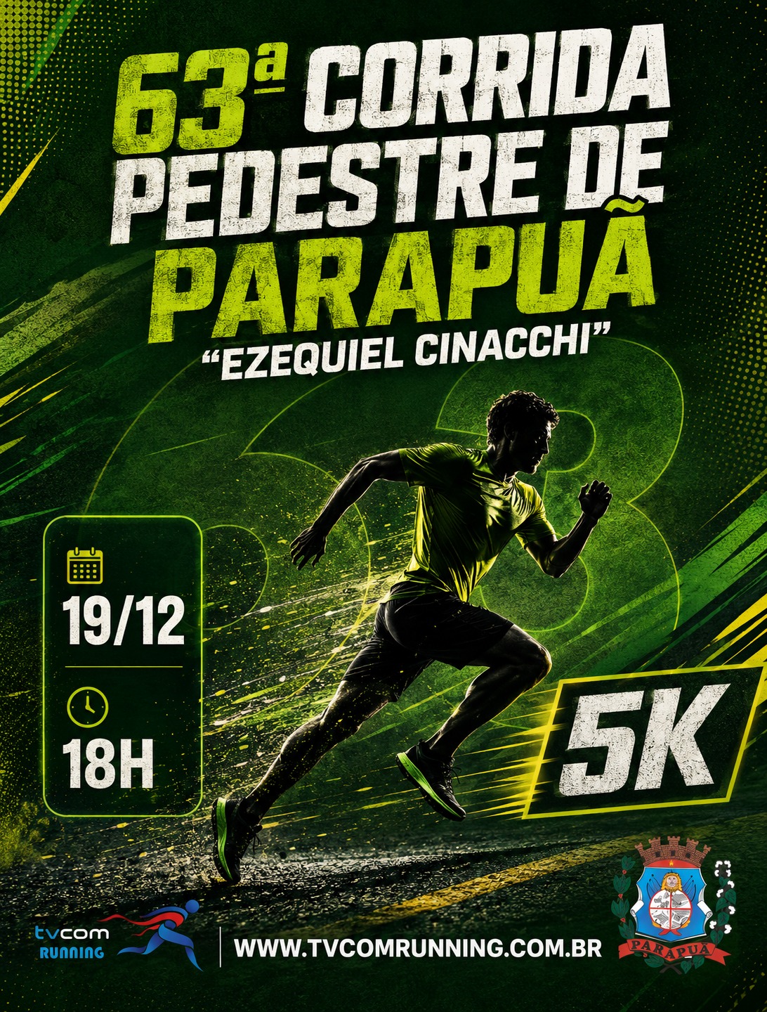 63ª CORRIDA PEDESTRE DE PARAPUÃ SP
