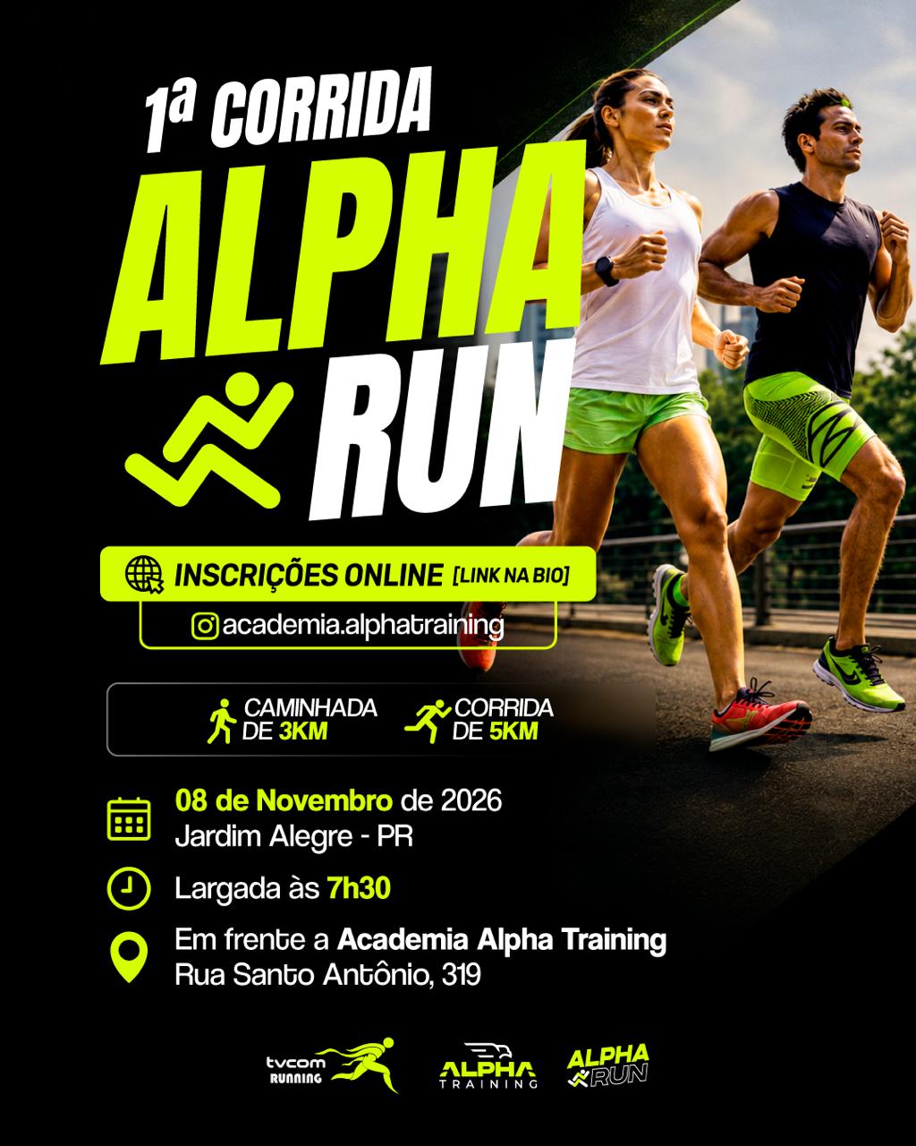 1ª CORRIDA ALPHA RUN JARDIM ALEGRE PR