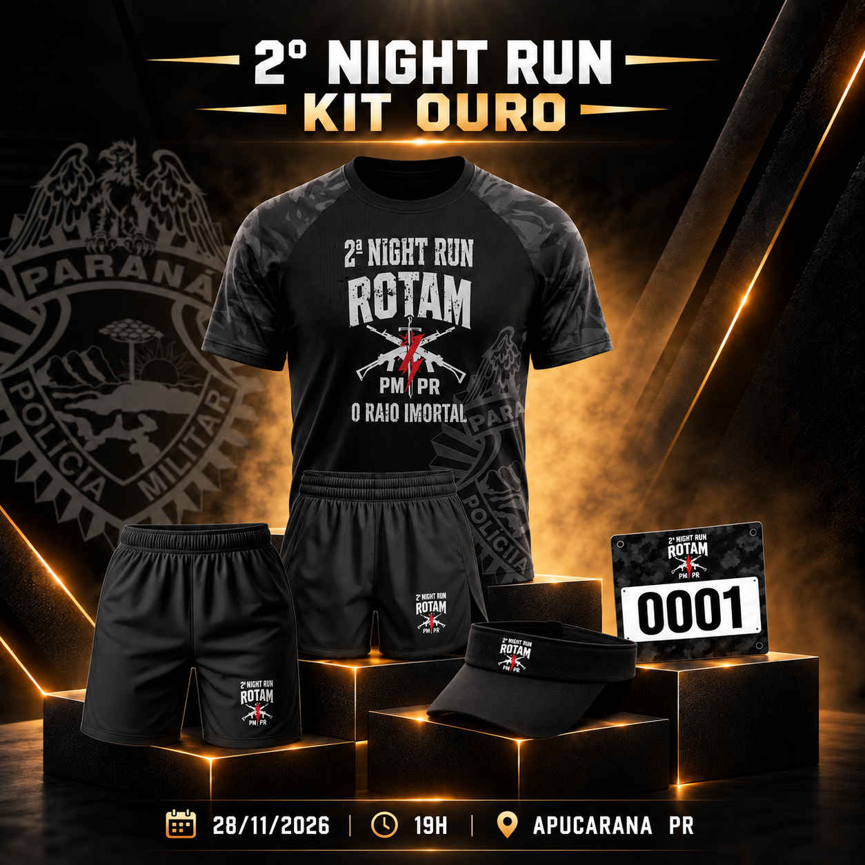 2ª NIGHT RUN 10º BPM APUCARANA PR