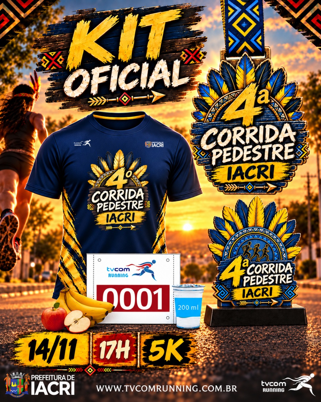 4ª CORRIDA PEDESTRE DE IACRI SP