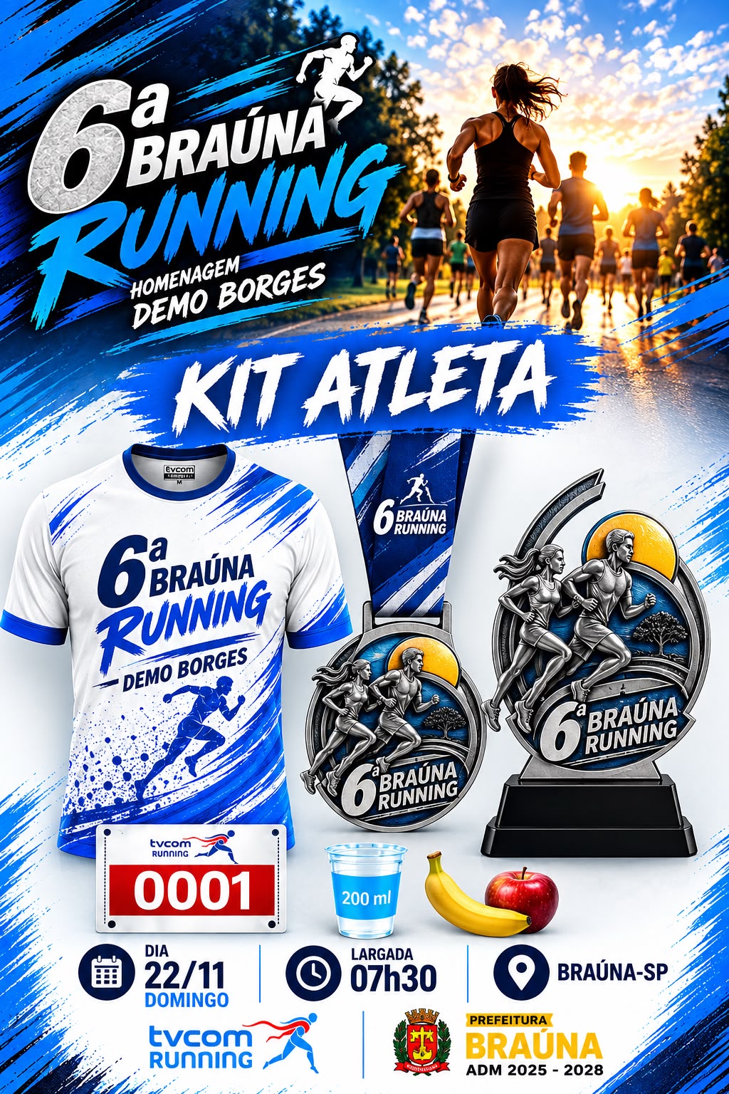 6ª CORRIDA PEDESTRE DE BRAÚNA SP